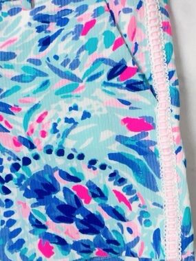 64.00 NWT Lilly Pulitzer SZ 00 Callahan Shorts Party Wave